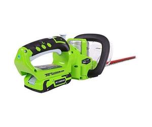 Greenworks Tools set 2200107 -a Taille-haie sans fil 24 V Lithium-ion…