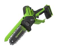 Greenworks Tronçonneuse sans fil 24V 15 cm, 6 pouces sans balais, auto-huile, vitesse 7,8 m/s, pour branches, corps seul