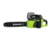 Greenworks Tronçonneuse sans fil GD40CS40 (Li-Ion 40 V Longueur Guide-Chaîne 16 Pouces (40cm), Vitesse de Chaîne 11 m/s Moteur brushless SANS Batterie 40V et Chargeur)