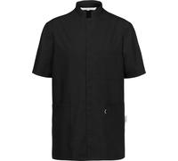 Greiff CARE Casaque unie manches courtes Regular-Fit Lyocell Noir XXXL