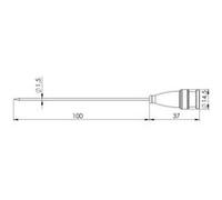 Greisinger GF 2T-E1.5 Sonde à piquer -70 à 250 °C sonde Pt1000 G
