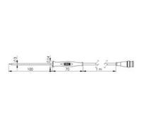 Greisinger GF1T-E3-B-BNC Sonde à piquer -70 à +250 °C sonde Pt1000 G