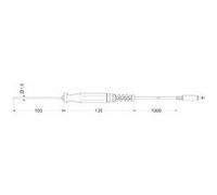 Greisinger Tauchfühler GTF 175/1.6 -70 jusque 200 °C Pt1000 Kalibriert nach Werksstandard