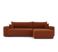 GREKPOL Canapé d'angle avec fonction couchage 278 x 145 cm, taille XL, canapé d'angle avec fonction couchage et tiroir de lit, canapé-lit avec tiroir de lit, canapé de salon