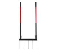 Grelinette - DUOKU - FT117-5 - 5 dents - Acier au manganèse - Manche double en fibre de verre 137 cm