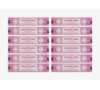 Grenadine Boutique - SATYA Encens Bâtonnets Purification - Lot de 12 Boîtes de 15g Ondes Positives Vibes