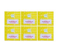 Grenadine Boutique - SATYA Encens Cônes - Lot de 6 Boîtes de 12 cônes Citronnelle