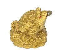 Grenouille d'argent, grenouille à trois pattes, prospérité d'entreprise, porte-bonheur, chance, augmentez votre fortune, figurine, artisanat, article Feng Shui, amulette, maison, décoration de bureau,