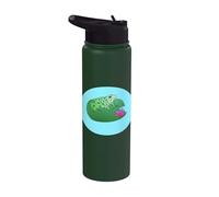 Grenouille Lily Pad Grenouille Bassin Lotus Grenouille Amoureux Stainless Steel Insulated Water Bottle