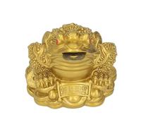 Grenouille Porte-bonheur, Grenouille d'argent de Crapaud d'argent d'or, Grenouille Feng Shui de Décoration de Richesse, pour le Bureau de Magasin d'hôtel à la Maison (S