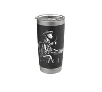 Greyhound Paris Café - Greyhound Mom Italian Greyhound Gobelet isotherme en acier inoxydable double paroi