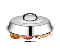 Griddle Basting Cover Dome | 12 inch Stainless Steel Round Heat Retention |