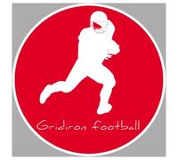 Gridiron Football - 5cm - Sticker/Autocollant