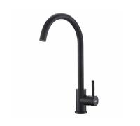 GRIFEMA G4008B Irismart - Robinet de Cuisine, Mitigeur d'Evier Monocommande, Acier, Noir, Exclusivité Amazon