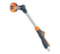 GRIFEMA GE1305, Pistolet arrosage 8 modèles réglables, Pistolet de pulvérisation allongé avec débit d'eau contrôlable, lavage de voiture, nettoyage de cour, arrosage du jardin, Exclusivité Amazon