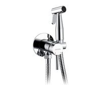 GRIFEMA kit robinet bidet argent avec douchette WC