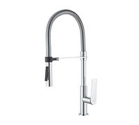 GRIFEMA LYON-G14001 Mitigeur de Cuisine Professionnelle, Robinet de Cuisine avec Douchette Extractible, Chrome