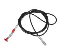 Griffe de Nettoyage Multifonctionnelle Rouge pour Canalisations 3 Mètres | Acier Inoxydable et Abs, Atteint les Espaces Étroits, pour Foyers et Ateliers, Rangement Facile