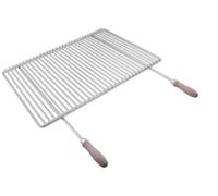 Griglia barbecue regolabile in acciaio inox 65–90×45 cm – struttura robusta Ø 12 mm / 5 mm, resistente alla ruggine e facile da pulire