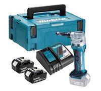 Grignoteuse 18 V LXT MAKITA - avec 2 batteries 18V 5.0Ah - chargeur - MakPac - DJN161RTJ