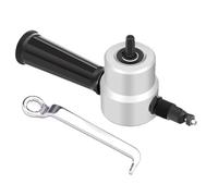 Grignoteuse à Double Tête en Métal pour Coupe de Tôle, Noir | Coupe Courbes et Lignes Droites, Finition sans Bavure, pour Fibre de Verre et Plastique, Réparation, Décoration