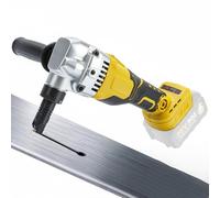 Grignoteuse de tôle compatible avec DeWalt 20 V - Avec tête de grignoteuse rotative à 360° et 3 vitesses réglables, avec moteur sans balais pour acier inoxydable, aluminium (sans batterie)