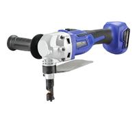 Grignoteuse en métal sans fil compatible avec batterie 18 V, grignoteuse électrique de calibre 18 avec poignée d'assistance, 1900 tr/min sans balais pour acier inoxydable, aluminium (outil uniquement)