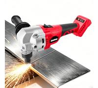 Grignoteuse en métal sans fil compatible avec batterie Makita 18 V, cisaille électrique sans balais 450 W avec 30 000 tr/min, tête de grignoteuse rotative à 360°, grignoteuse électrique pour acier