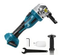 Grignoteuse Sans-Fil compatible avec batterie Makita 18V, 800W 2200tr/min Grignoteuse à Tôle avec moteur sans balais, grignoteuse rotative à 360° pour acier inoxydable et aluminium (sans batterie)