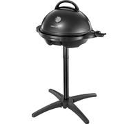 Gril 2 en 1 : Grill électrique [Produit testé et primé] – Grill sur pied et grill de table (utilisation intérieure et extérieure, balcon et cuisine, 44,5 cm, indicateur de température, bac de récupéra