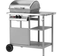 Gril à gaz 5,5 kW, 2 brûleurs, acier inoxydable 91,3 × 54,6 × 95,8 cm
