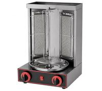 Gril à kébab à gaz Kebab Machine, Machine électrique GPL Kébab Vertical Gyrosgrill avec interrupteur de régulation de température 3000 W 220 V