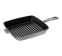 Staub Grille carrée 40501-108-0 26 cm en fonte Gris graphite