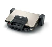 Gril Bosch TCG3302 - Double face - 2000 W - Compatible lave-vaisselle - Silver