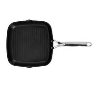 Gril carré 28 cm Castelpro fixe aluminium forge IND. revêtue Exceliss