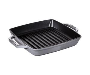 Gril Carré - STAUB - 23cm - Fonte Émaillée - Compatible Induction - Lave-Vaisselle