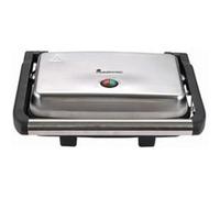 MasterPRO électrique Grill à contact revêtement anti-adhésif, boîtier Cool-Touch, protection contre la surchauffe noir,acier