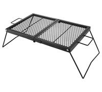 Gril de camping pliable, robuste, idéal pour les feux de camp, avec une grille de 61 cm. Fabriqué en acier résistant, ce grill compact est parfait pour une utilisation au-dessus du foyer. Il est équip