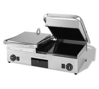 Gril de contact double, surface lisse - 3200 W - Dimensions : 64 x 48 cm