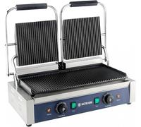 Gril de contact ECO, double face, 3,6 kW. Idéal pour les panini, les plats gastronomiques, les sandwichs, les burgers