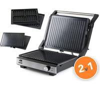 Gril de contact et gaufrier 2en1 - DOMO DO9287G
