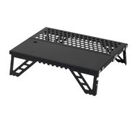 Gril De Feu De Camp Pliable - Grille De En Aluminium, Pliable, De Camping, Stable, Résistant À La Chaleur, Conception Compacte, Accessoires De Cuisine En Plein Air Jardin Patio Pique-nique C