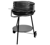Mastergrill Barbecue au charbon MG911 49 cm avec grille, roues et étagère