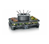 Gril d'intérieur Severin RG 2347 1400W 8 personnes revêtement antiadhésif noir