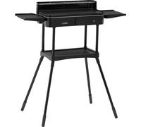 Gril électrique 2200W, gril sur pied, 50 x 25 cm