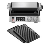 Gril électrique de contact Braun CG7040 plaques amovibles 2000W inox PTFE