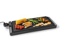 Gril électrique de table - Grill de contact intérieur - Pour des moments conviviaux - Gril sans fumée - 2200 watts - Noir