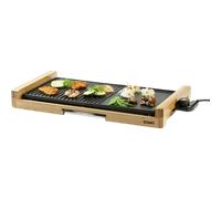 Gril électrique Domo DO8311TP 2200W 60x35cm Noir/Beige