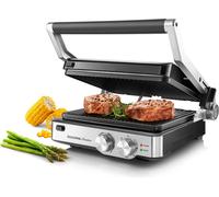 Gril électrique / Grille-sandwich Acier inoxydable Gril de contact Gril de table Nouveau TESCOMA