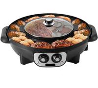 Gril électrique multifonction "Hot Pot" et barbecue - 2 en 1 - 2200W - Gril de barbecue électrique - Barbecue